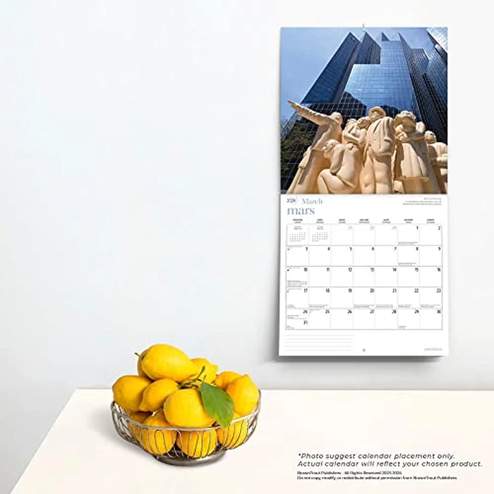 Montreal | 2024 12 x 24 Inch Monthly Square Wall Calendar | English/French Bilingual | Wyman Publishing | Canadian Regional Travel by BrownTrout - Image 2