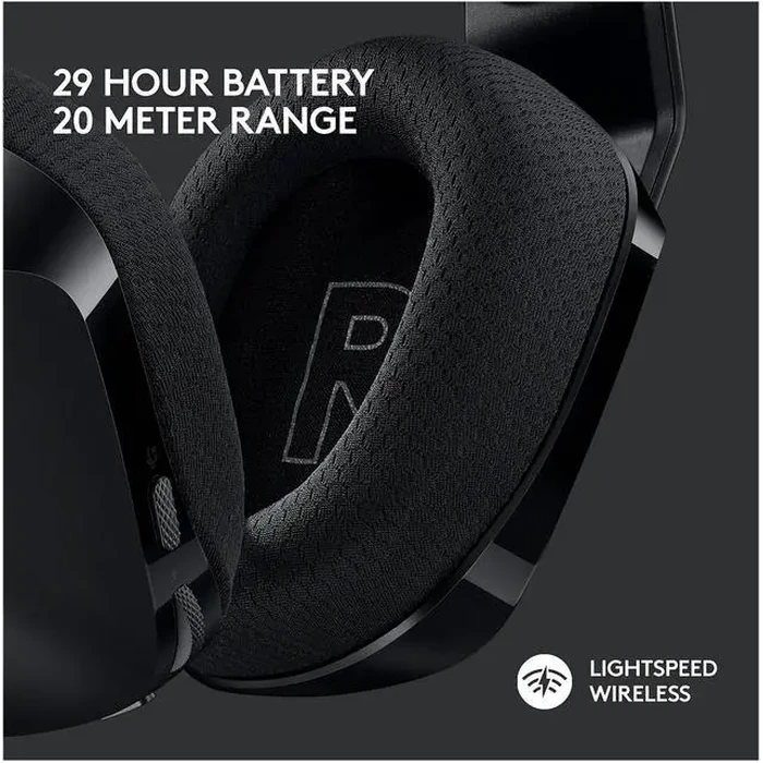 Logitech G733 Lightspeed Wireless Gaming Headset with Suspension Headband, Lightsync RGB, Blue VO!CE mic technology and PRO-G audio drivers - Black by Logitech - Image 5