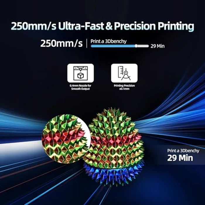 Geeetech 3D Printer for Kids & Beginners, High-Speed Mini 3D Printer, Auto-Leveling, Fully Open Source Pre-Assembled STEM Learning Tool, 3.94x4.33x3.94in Print Size for Home/School by Geeetech - Image 3