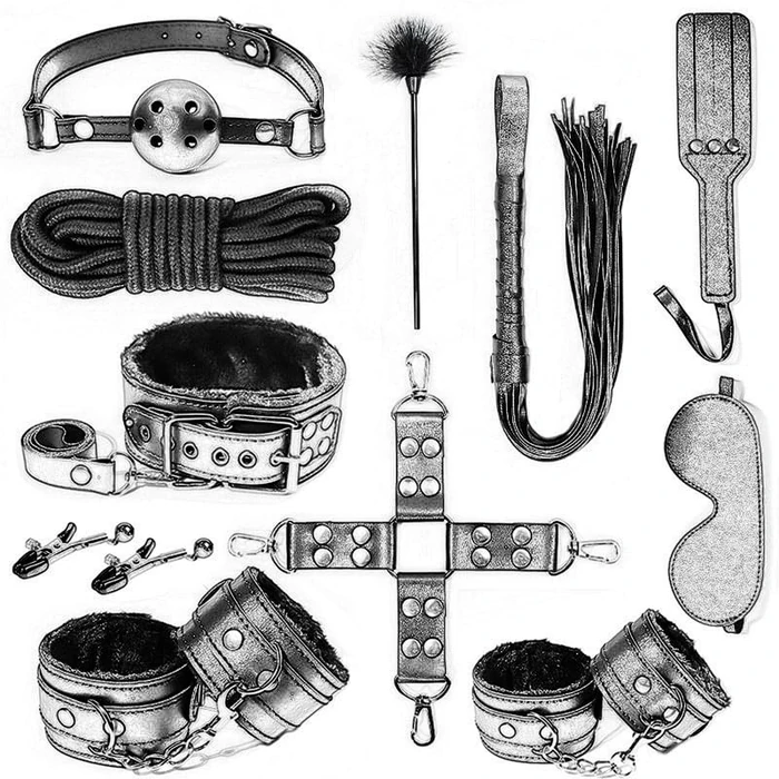 11-Piece Multi-Functional Resistance Band Set, Suitable for Bedroom Fitness, Yoga Exercise Equipment, Couple's Gift - Q by Generic - Image 1