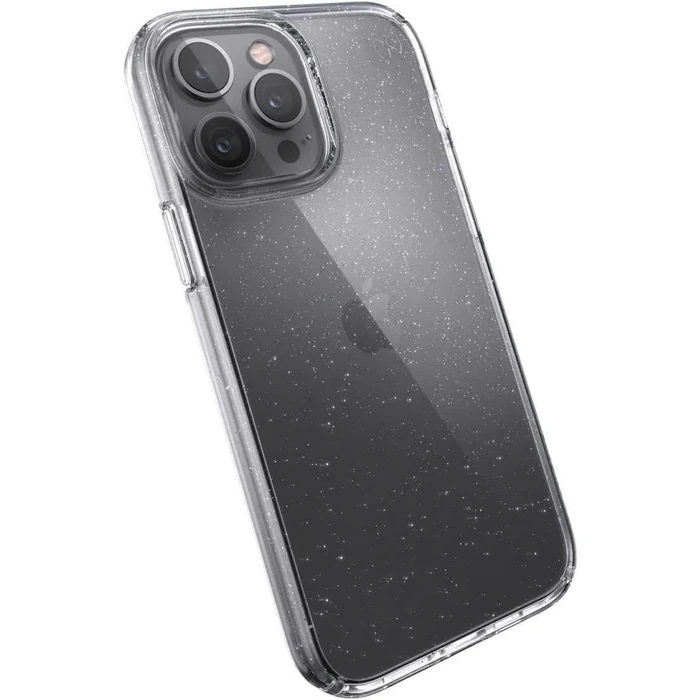 Speck Presidio Perfect Clear Phone Case for iPhone 13 Pro - Clear/Platinum Glitter by Speck - Image 3