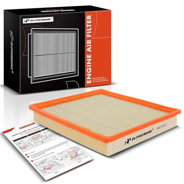 A-Premium Engine Air Filter Compatible with Buick Regal & Cadillac XTS & Chevrolet Impala, Malibu, Malibu Limited, 2013-2020, 2.0L 2.5L 3.6L, Flexible Panel, Replace# 22989313 by A-Premium - Image 1