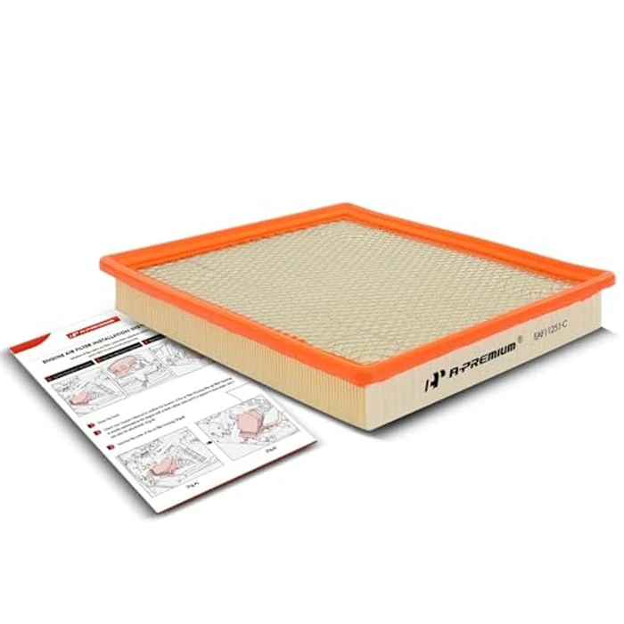 A-Premium Engine Air Filter Compatible with Buick Regal & Cadillac XTS & Chevrolet Impala, Malibu, Malibu Limited, 2013-2020, 2.0L 2.5L 3.6L, Flexible Panel, Replace# 22989313 by A-Premium - Image 9