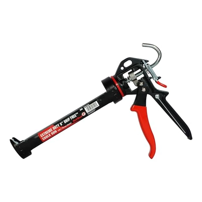 Red Devil 3989 9" Extreme Duty Caulk Gun - Hand Caulking Gun - Thrust Ratio 26:1,Black by Red Devil - Image 1