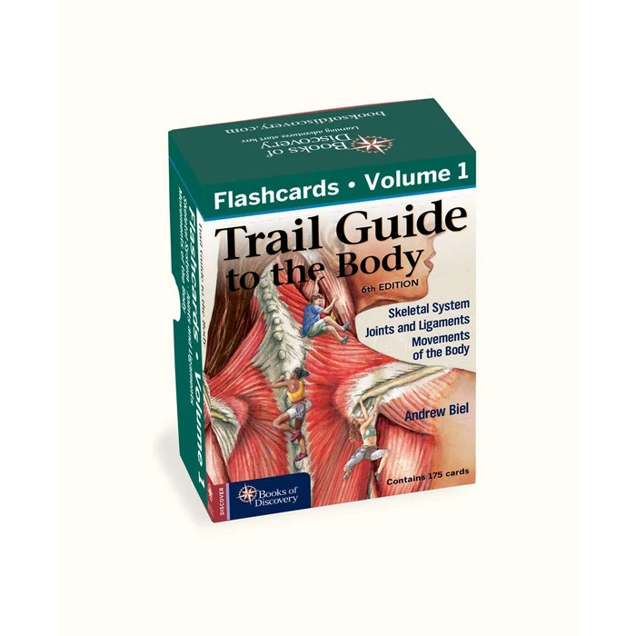 Trail Guide to the Body Flashcards Volume 1: Bones/Joints/Movements by Books of Discovery - Used - Acceptable condition - CA$32.18