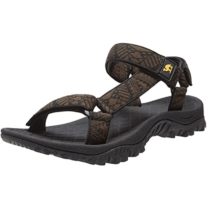 CAMEL CROWN Hiking Sport Sandals for Men Anti-skidding Water Sandals Comfortable Athletic Sandals for Outdoor Wading Beach Black/Brown 10 by CAMEL CROWN - Used - Like New condition - US$23.22