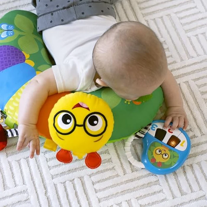 Baby Einstein Cal-a-Pillow Tummy Time Pillow, Multisensory Activity Toys, Sitting Up Play, Cal the Caterpillar, Ages 0+ Months by Baby Einstein - Image 6