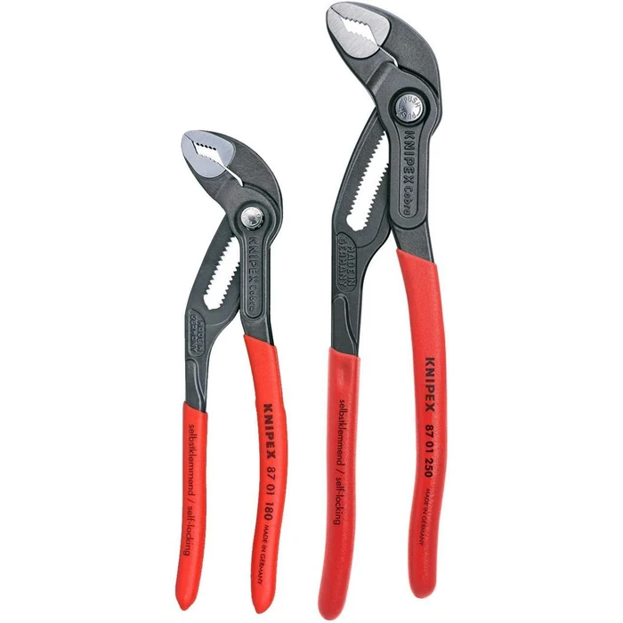 Knipex 00 31 20 V01 US 2Pcs Cobra Water Pump Pliers Set - Black/Red by Knipex - Image 1