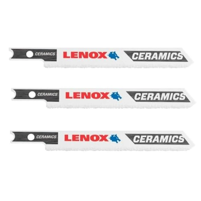Lenox U-Shank Carbide Grit Jig Saw Blade, 3 1/2 In X 3/8 In, 3 Pack by Lenox - Image 1