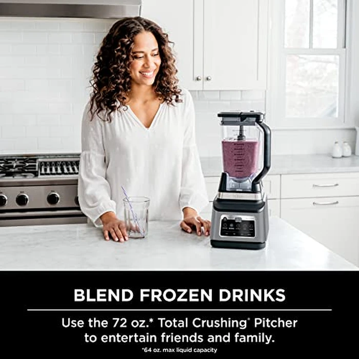 Ninja BN801C, Professional Plus Kitchen System With Auto-iQ, 72oz Pitcher, Black/Silver, 1400W (Canadian Version) by Ninja - Image 4