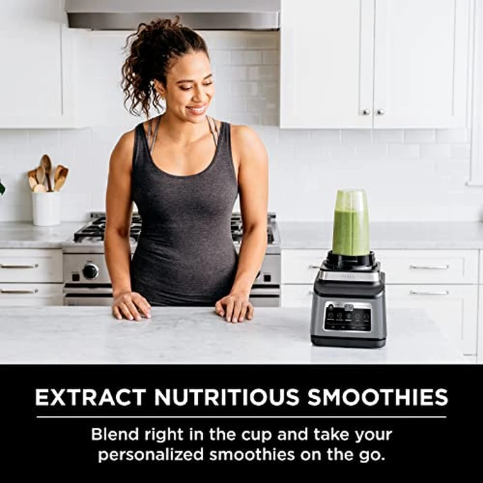 Ninja BN801C, Professional Plus Kitchen System With Auto-iQ, 72oz Pitcher, Black/Silver, 1400W (Canadian Version) by Ninja - Image 5