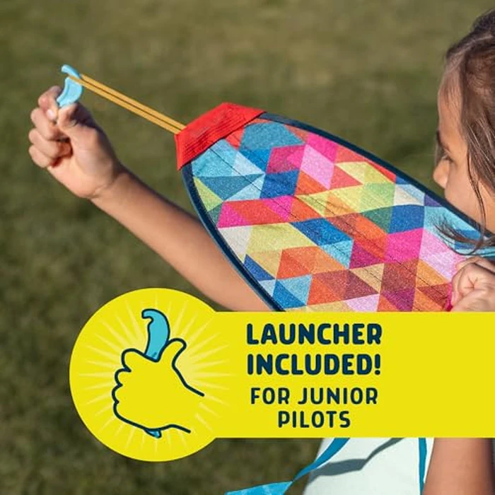 Chuckle & Roar - Thumb Kites - Fun and Energetic Kite Launching - Launch Kites Using Your Thumb - Durable Rubber Toy Launcher - Trendy Design - Ages 5 and up by Chuckle & Roar - Image 4