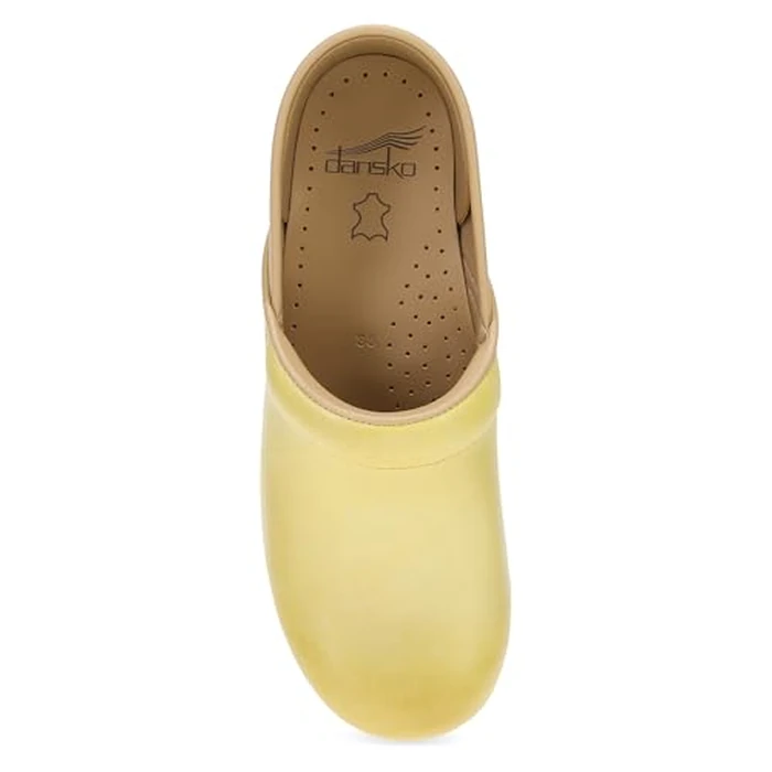 Dansko Professional Slip-On Clogs for Women - Rocker Sole and Arch Support for Comfort - Ideal for Long Standing Professionals - Healthcare Professionals Lemonade 6.5-7 M US by Dansko - Image 2