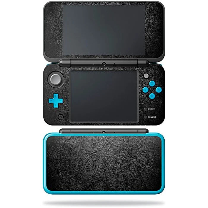 MightySkins Skin Compatible with Nintendo New 2DS XL - Black Leather | Protective, Durable, and Unique Vinyl Decal wrap Cover | Easy to Apply, Remove, and Change Styles | Made in The USA by MIGHTY SKINS - Used - Very Good condition - US$8.05