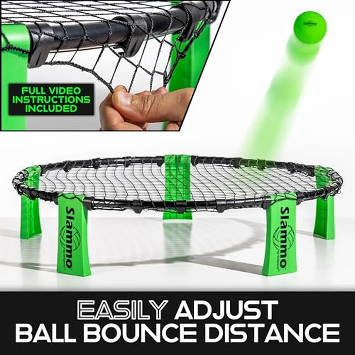 GoSports Slammo Game Set (Includes 3 Balls, Carrying Case and Rules) - Outdoor Lawn, Beach & Tailgating Roundnet Game by GoSports - Image 3