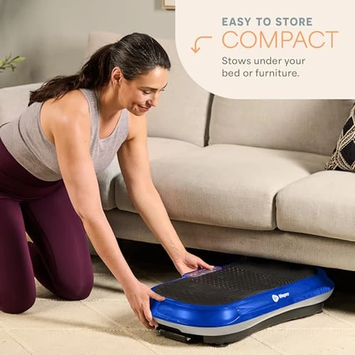 Lifepro Waver Vibration Plate Exercise Machine - Whole Body Oscillation Platform w/ 99 Speed Levels & 9 Programs - Remote Control, Loop & Resistance Bands for Full Body Home Gym Workout by LifePro - Image 7