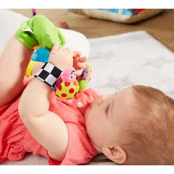 Lamaze Gardenbug - Baby Foot Finder Socks & Wrist Rattle Set - Sensory Development Toys - Newborn Baby Essentials by Lamaze - Image 5