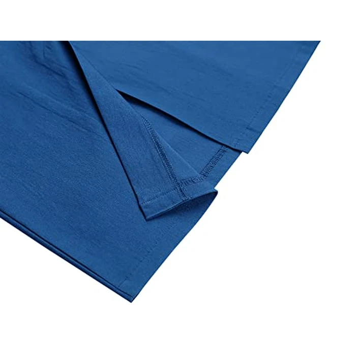 MUXXN Wedding Guest Dresses for Women Midi Elegant Formal Vintage High Waist Bodycon Fitted Pencil Dresses Blue S by MUXXN - Image 2