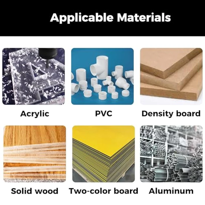 90 Degree V Groove O Flute Spiral Router Bit,Chamfer End Mill Router Bits 1/4 Inch Shank,Single Flute CNC Carbide V-bit for Wood, PVC, Plastic and Acrylic by MDBTTOOLS - Image 5