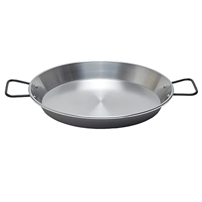Garcima 13 1/2" Pata Negra Restaurant Grade Pan, 34cm, Silver, Medium by Garcima - Used - Acceptable condition - CA$13.75