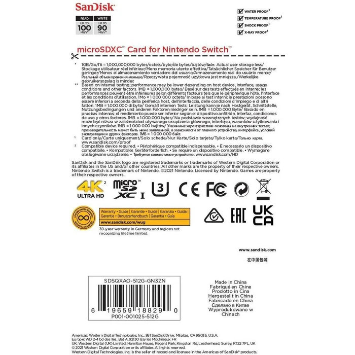 SanDisk 512GB microSDXC UHS-I for Nintendo Switch, Speed Up to 100MB/s (SDSQXAO-512G-GNCZN) by SanDisk - Image 10