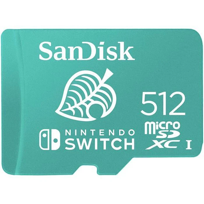 SanDisk 512GB microSDXC UHS-I for Nintendo Switch, Speed Up to 100MB/s (SDSQXAO-512G-GNCZN) by SanDisk - Image 1