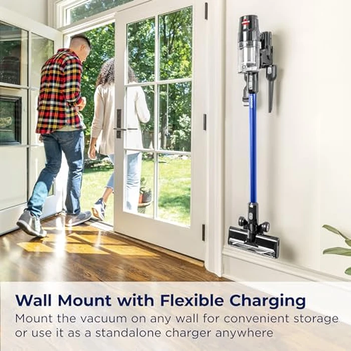 BISSELL PowerClean XR 200W Lightweight Cordless Vacuum w/Removable Battery, 35 Minute Runtime, LED Lights, Dusting & Crevice Tool, Wall Mount, 3789D by Bissell - Image 2