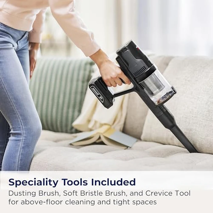 BISSELL PowerClean XR 200W Lightweight Cordless Vacuum w/Removable Battery, 35 Minute Runtime, LED Lights, Dusting & Crevice Tool, Wall Mount, 3789D by Bissell - Image 3