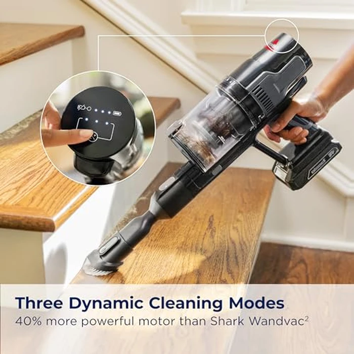 BISSELL PowerClean XR 200W Lightweight Cordless Vacuum w/Removable Battery, 35 Minute Runtime, LED Lights, Dusting & Crevice Tool, Wall Mount, 3789D by Bissell - Image 4