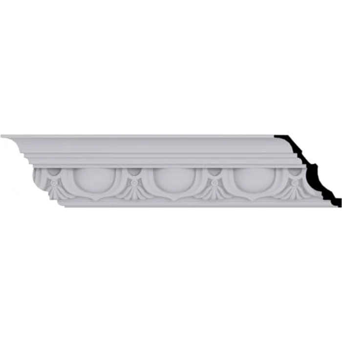 Endurathane Artis Crown Moulding, 5 5/8"H x 5 1/4"P x 7 5/8"F x 94 1/2"L, (6" Repeat), Factory Primed (2-Pack) by Ekena Millwork - Image 5