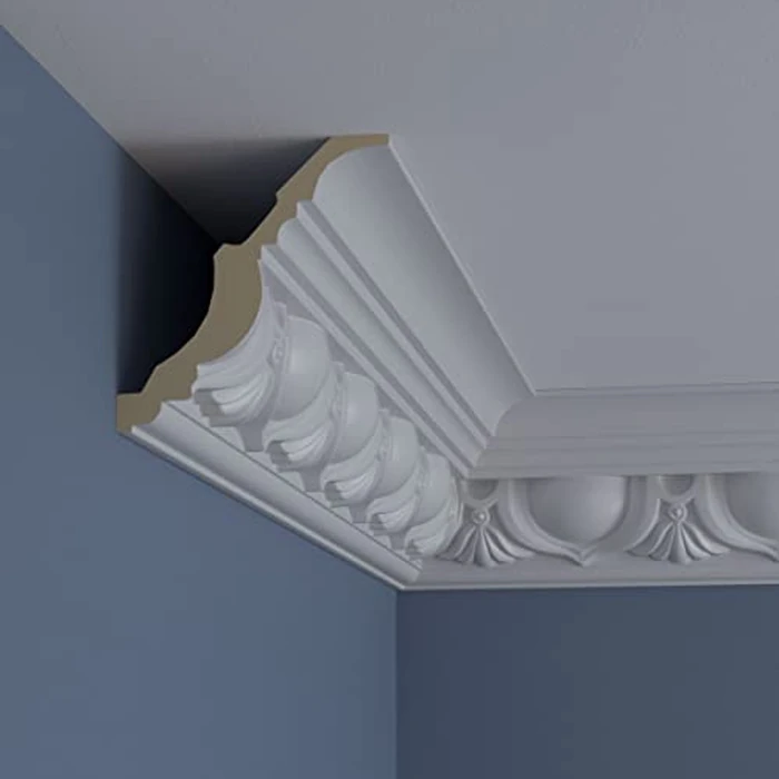 Endurathane Artis Crown Moulding, 5 5/8"H x 5 1/4"P x 7 5/8"F x 94 1/2"L, (6" Repeat), Factory Primed (2-Pack) by Ekena Millwork - Image 9