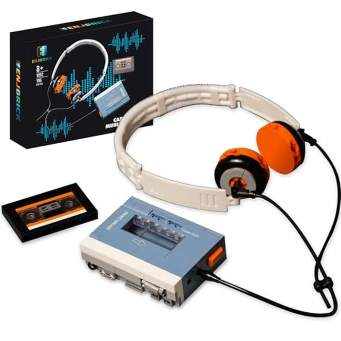 Creator Music Player Building Set Compatible with Lego for Adults,Christmas Toys for Boys and Girls 8-14 Years,Retro Model Building Kit by ENJBRICK - Used - Like New condition - US$18.99