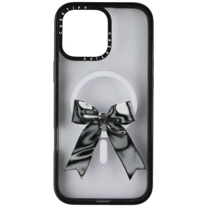 CASETiFY Impact Clear Phone Case with MagSafe for iPhone 16 Pro - Metallic Ribbon - Premium by CASETiFY - Image 3