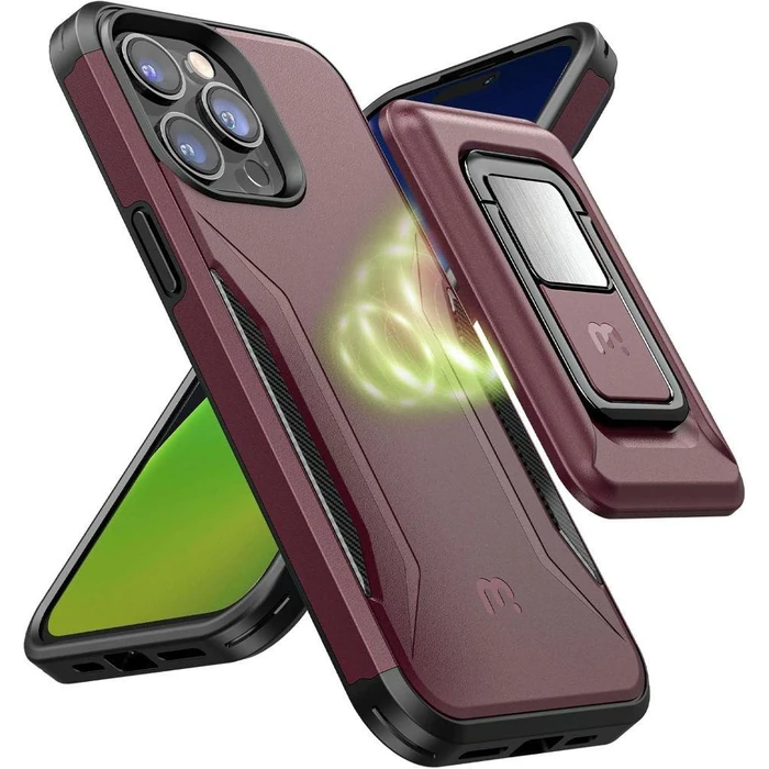 MyBat Pro Stealth Series Phone Case with MagKick for iPhone 14 Pro Max - Plum - Brand New by MyBat Pro - Refurbished - Brand New condition - US$12.64