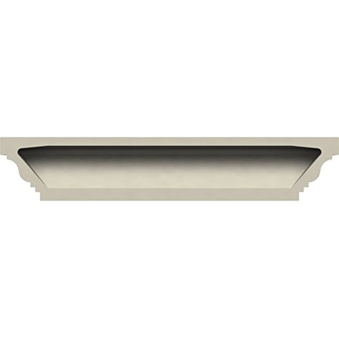 Endurathane Classic Crosshead, 28" Bottom Width x 34" Top Width x 4 1/2"H x 1/2"P, Factory Primed by Ekena Millwork - Image 5