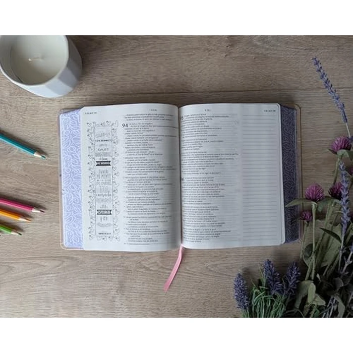 Biblia Inspira NTV con Filament (SentiPiel, Acuarela rosa) (Spanish Edition) by Tyndale - Image 2