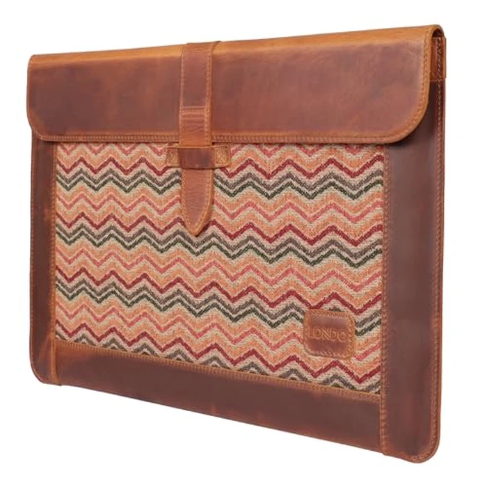 LONDO Leather Sleeve Compatible with MacBook Pro 14 & Air 13-13.3 Inch (M5, M4, M3, M2, M1, Pro, Max) & iPad Pro 12.9, Premium Top Grain Leather Laptop Bag, Camel 2020 to 2026 Models by Londo - Image 2