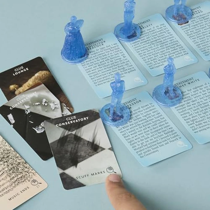 Clue Advent Calendar: Secrets Under Snowfall | 24 Days | Family Mystery Games | with 6 Winter-Themed Tokens and Surprise | Ages 10+ | 1+ Players by Hasbro Gaming - Image 9