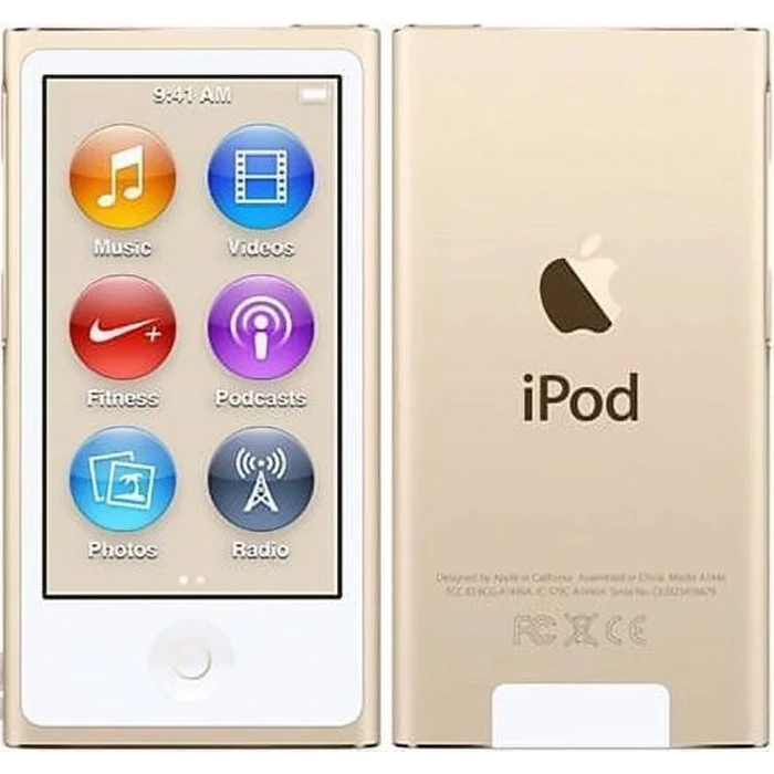 Apple iPod Nano 7th Gen - 16GB - Gold by Apple - Refurbished - Excellent condition - US$184.28