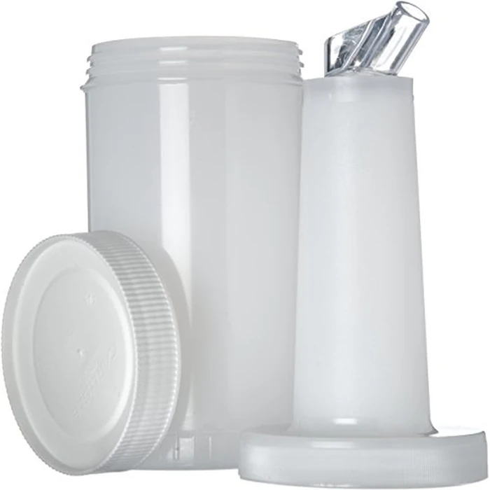 Carlisle FoodService Products Stor N' Pour Complete Quart Bundle Bottles, Lids, Necks, And Spouts for Bar, Kitchen, And Restaurant, Plastic, 1 Quart, Assorted Colors, (Pack of 12) by Carlisle FoodService Products - Image 2