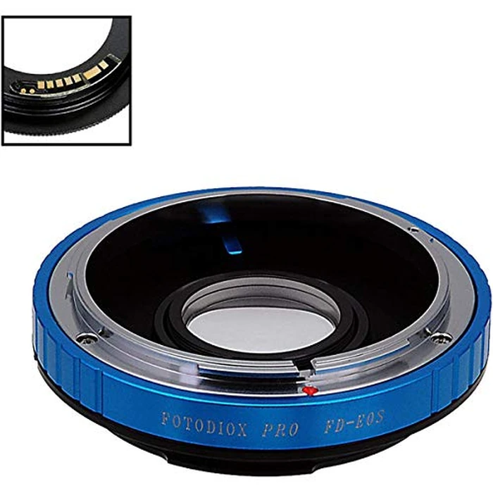 Fotodiox Pro Lens Mount Adapter Compatible with Canon FD & FL 35mm SLR Lens to Canon EOS (EF, EF-S) Mount D/SLR Camera Body - with Gen10 Focus Confirmation Chip and Built-in Aperture Control Dial by Fotodiox - Image 4