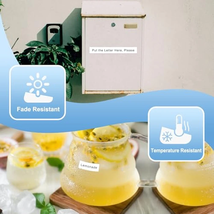 P PUTY TZe-231 Compatible with Brother P-Touch Label Tape Replacement for Brother Label Maker Tape 12mm 0.47 White Laminated for P-Touch PT-D220 D200 D400 D210 H110 1280 D610BT P710BT, 5-Pack by P PUTY - Image 5