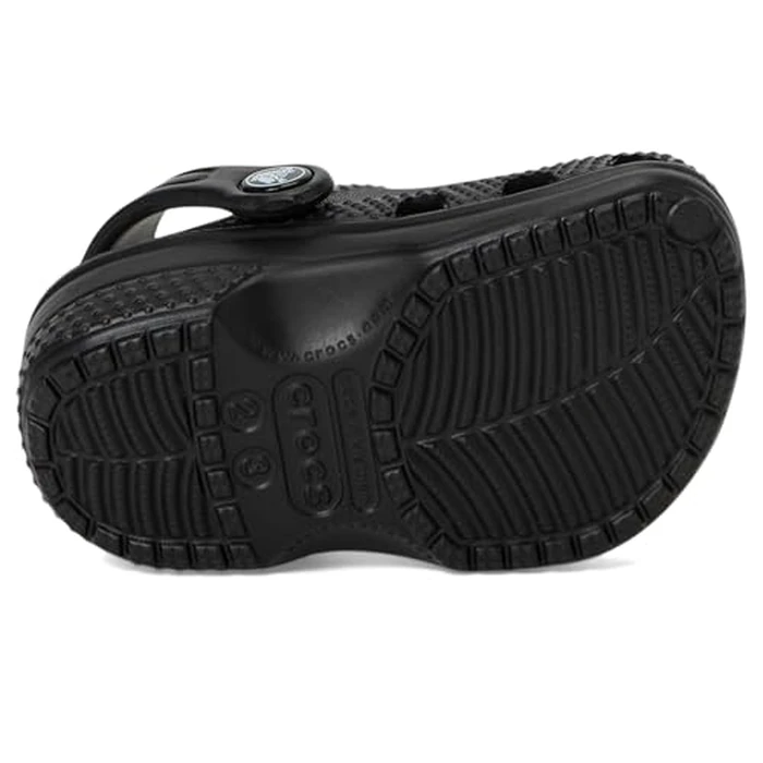 Crocs Unisex Classic Littles Clogs (Infant) Black 2 Medium by Crocs - Image 3