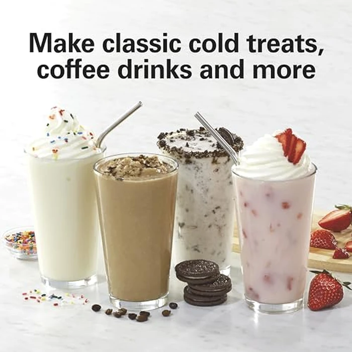 Hamilton Beach DrinkMaster Electric Drink Mixer, Retro Milkshake Maker & Milk Frother, 2 Speeds, Extra-Large 28 oz. Stainless Steel Cup, Mint by Hamilton Beach - Image 2