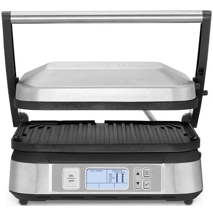 Cuisinart GR-6FR Contact Smoke-Less Mode Griddler - Silver by Cuisinart - Image 2