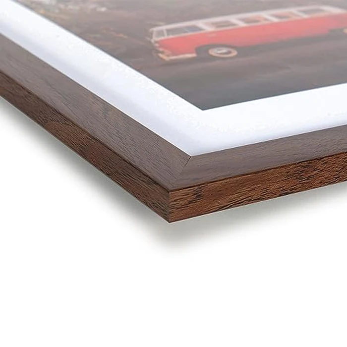 Scholartree Brown 11x14 Picture Frames Set of 5, Display 11x14 without Mat or 8x10 with Mat，Wall Gallery Photo Frames by Scholartree - Image 7