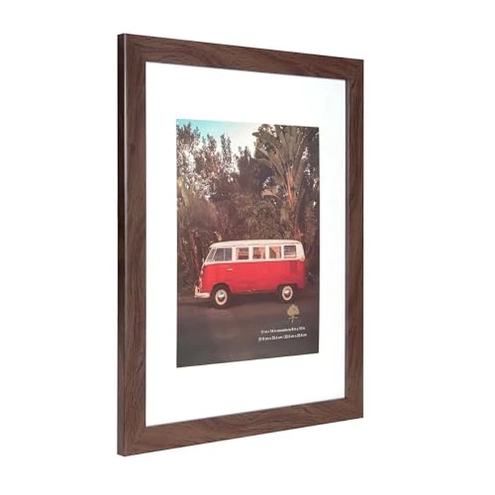 Scholartree Brown 11x14 Picture Frames Set of 5, Display 11x14 without Mat or 8x10 with Mat，Wall Gallery Photo Frames by Scholartree - Image 8
