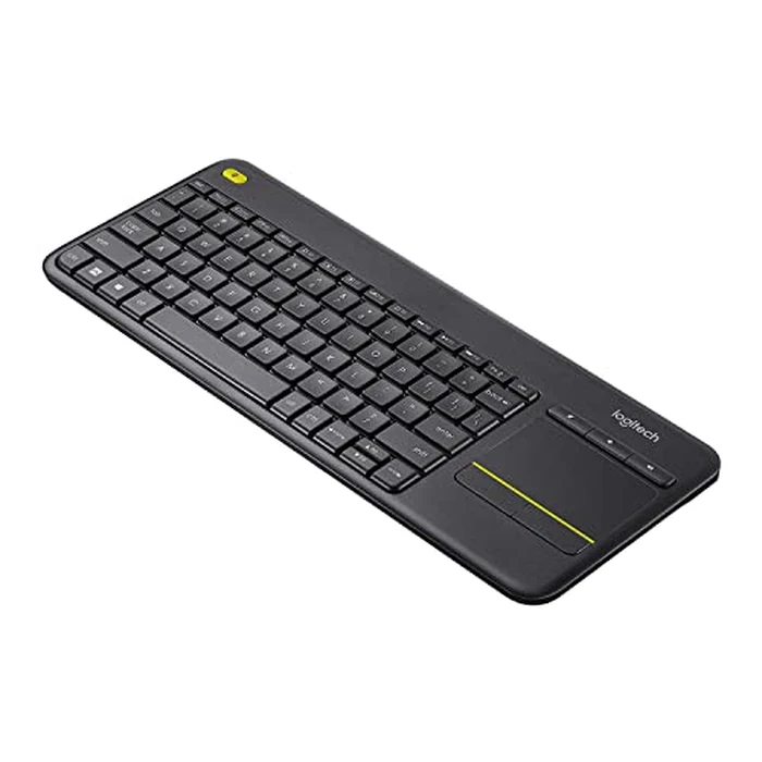 Logitech K400 Plus Wireless Touch TV Keyboard with Easy Media Control and Built-in Touchpad, HTPC Keyboard for PC-Connected TV, Windows, Android, ChromeOS, Laptop, Tablet - Black by Logitech - Image 4