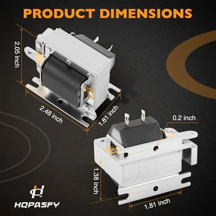 HQPASFY 2005-M-1 Laminated Solenoid, 4X240 Wood Boiler Solenoid Compatible with All WoodMaster (WM), Pull, Continuous Duty, 120VAC Coil Volts by HQPASFY - Image 2