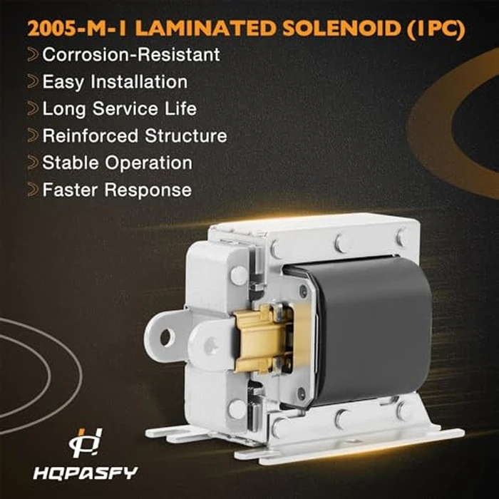 HQPASFY 2005-M-1 Laminated Solenoid, 4X240 Wood Boiler Solenoid Compatible with All WoodMaster (WM), Pull, Continuous Duty, 120VAC Coil Volts by HQPASFY - Image 5